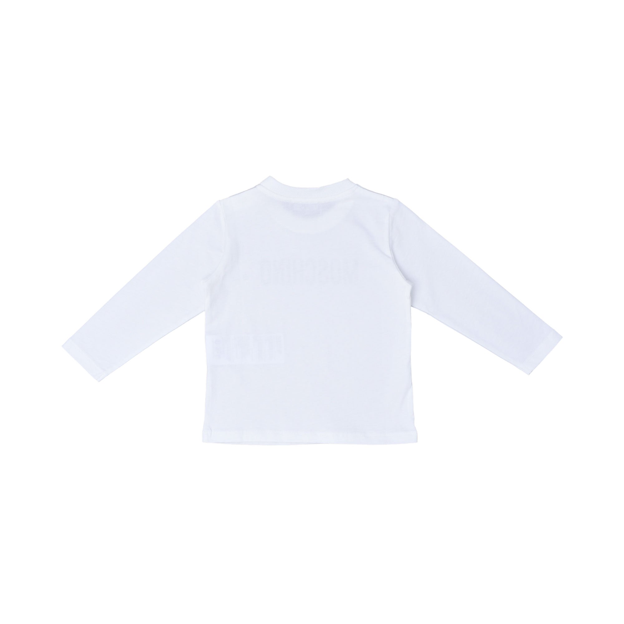 Moschino Kids Baby Boy's White Logo Long Sleeve Top | Baby | Baby Boy (9M - 36M) | Baby Boy Tops | Baby Collection | Baby Tops | FYFL | GCC | Spring Festival | Winter 2024 Moschino Kids Baby Boy's White Logo Long Sleeve Top | Baby | Baby Boy (9M - 36M) | Baby Boy Tops | Baby Collection | Baby Tops | FYFL | GCC | Spring Festival | Winter 2024
