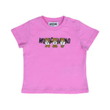 Moschino Kids Babies Teddy Bear Logo T-Shirt