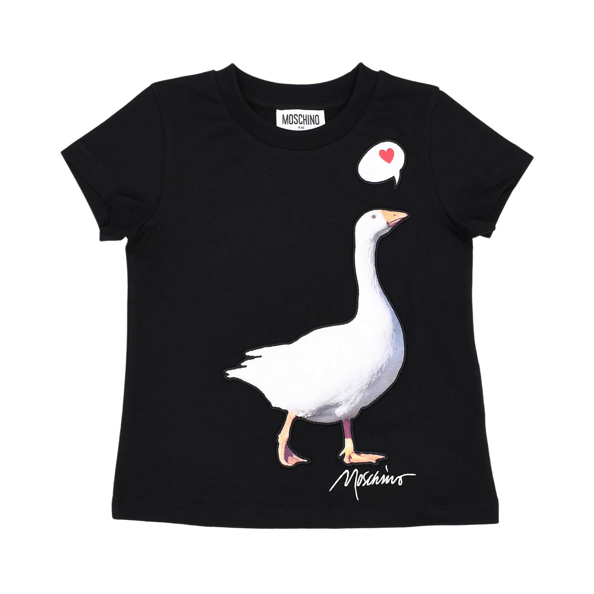 Moschino Kids Girl's Black T-Shirt | GCC | Kids and Teens | Kids and Teens Girl Tops | Kids and Teens Tops | Kids Clothing | Kids Fashion | Kids Girls (3 YRS -16 YRS) | Kids Teen Collection | new-season-2025 Moschino Kids Girl's Black T-Shirt | GCC | Kids and Teens | Kids and Teens Girl Tops | Kids and Teens Tops | Kids Clothing | Kids Fashion | Kids Girls (3 YRS -16 YRS) | Kids Teen Collection | new-season-2025