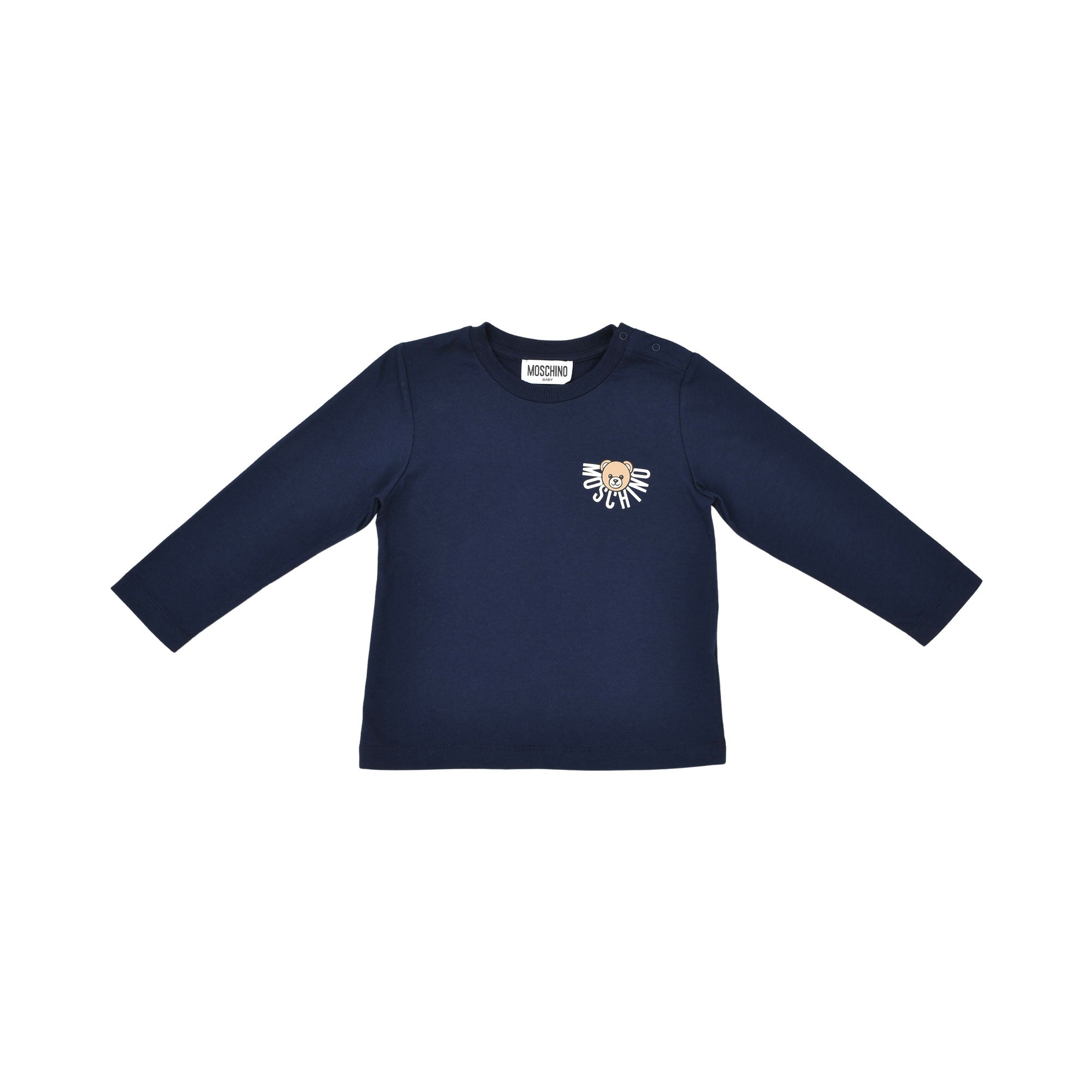 Moschino Kids Babies Long Sleeve Top | Baby | Baby Boy (9M - 36M) | Baby Boy Tops | Baby Collection | Baby Girl | Baby Girl (9M - 36M) | Baby Girl Tops | Baby Tops | Top | Tops