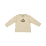 Moschino Kids Baby Boy's Beige Long Sleeve T-shirt