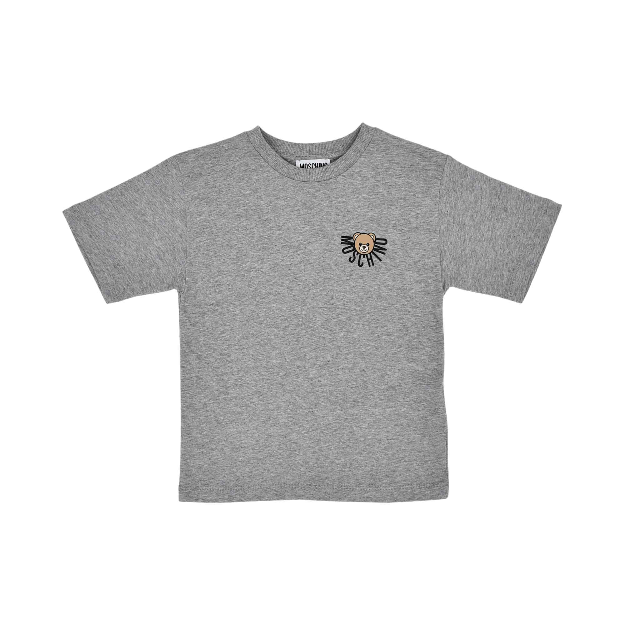 Moschino Kids Boy's Grey T-Shirt | Kids and Teens | Kids and Teens Boy Tops | Kids and Teens Tops | Kids Clothing | Kids Fashion | Kids Teen Collection | Top | Tops Moschino Kids Boy's Grey T-Shirt | Kids and Teens | Kids and Teens Boy Tops | Kids and Teens Tops | Kids Clothing | Kids Fashion | Kids Teen Collection | Top | Tops