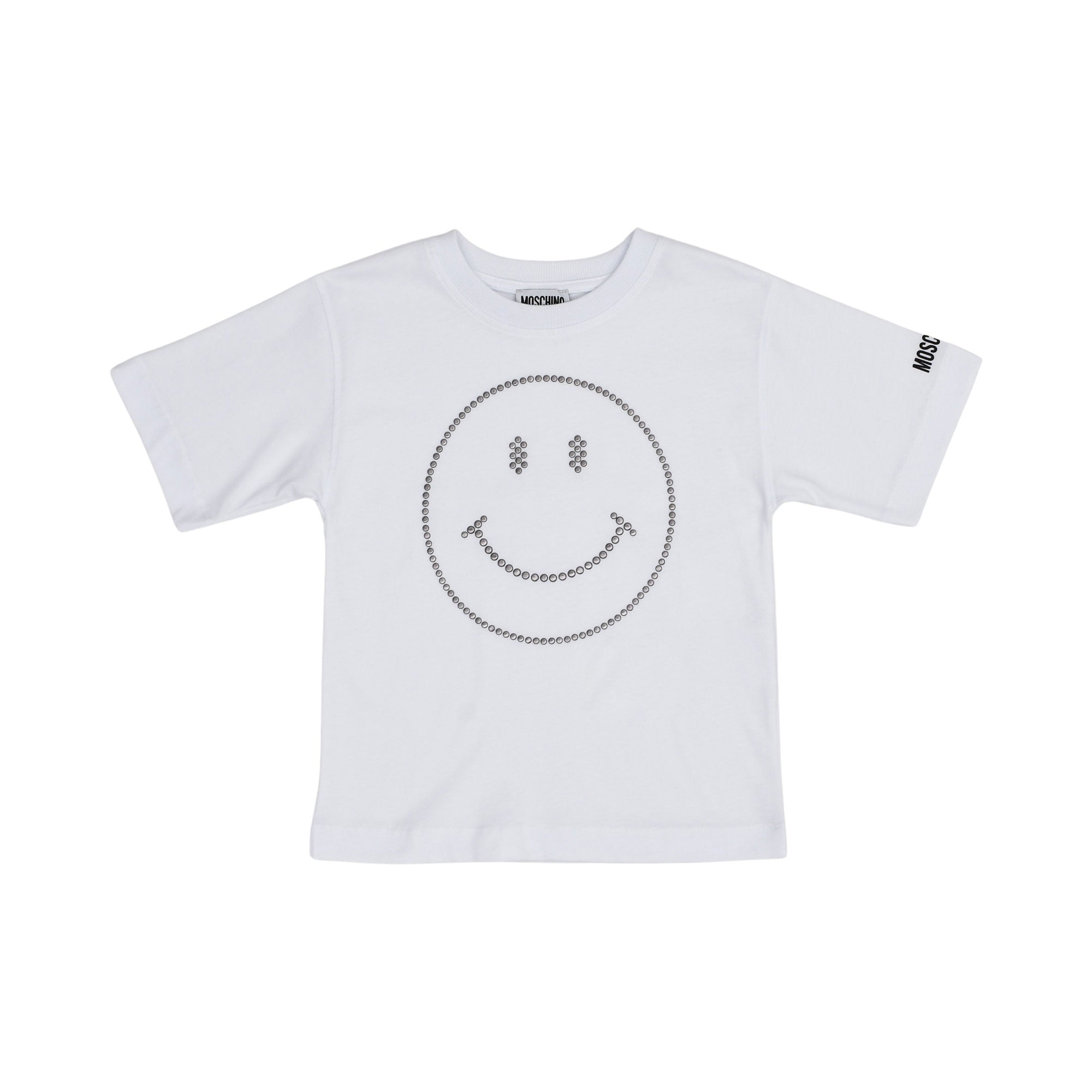 Moschino Kids Boy's White T-Shirt | Boy | Boys | Kids and Teens | Kids and Teens Boy Tops | Kids and Teens Tops | Kids Boys (3 YRS -16 YRS) | Kids Clothing | Kids Fashion | Kids Teen Collection