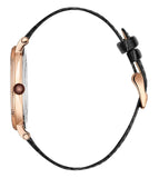 Saint Honore Trocadero Men's White Dial Black Leather Starp Watch