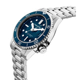 Cerruti Pesaro Gents Blue Dial Silver Stainless Steel Watch