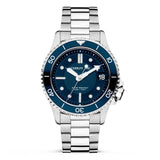 Cerruti Pesaro Gents Blue Dial Silver Stainless Steel Watch