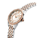 Cerruti 1881 Jesina Ladies White MOP Dial Stainless Steel Silver Rose Gold Watch
