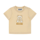 Moschino Kids Baby T-shirt With Teddy Bear Logo