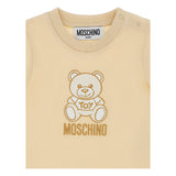 Moschino Kids Baby T-shirt With Teddy Bear Logo