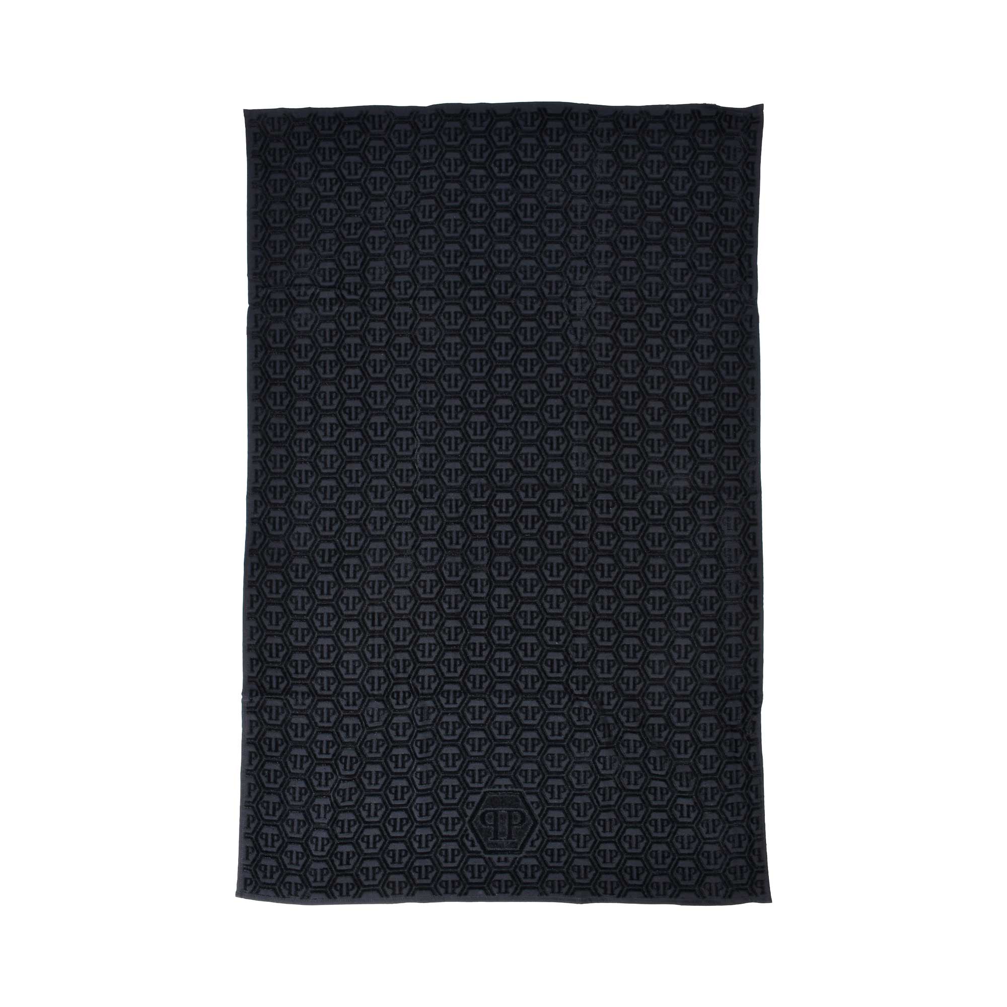 Philipp Plein Hexagon Bath Sheet 012 White 95x150 Cm