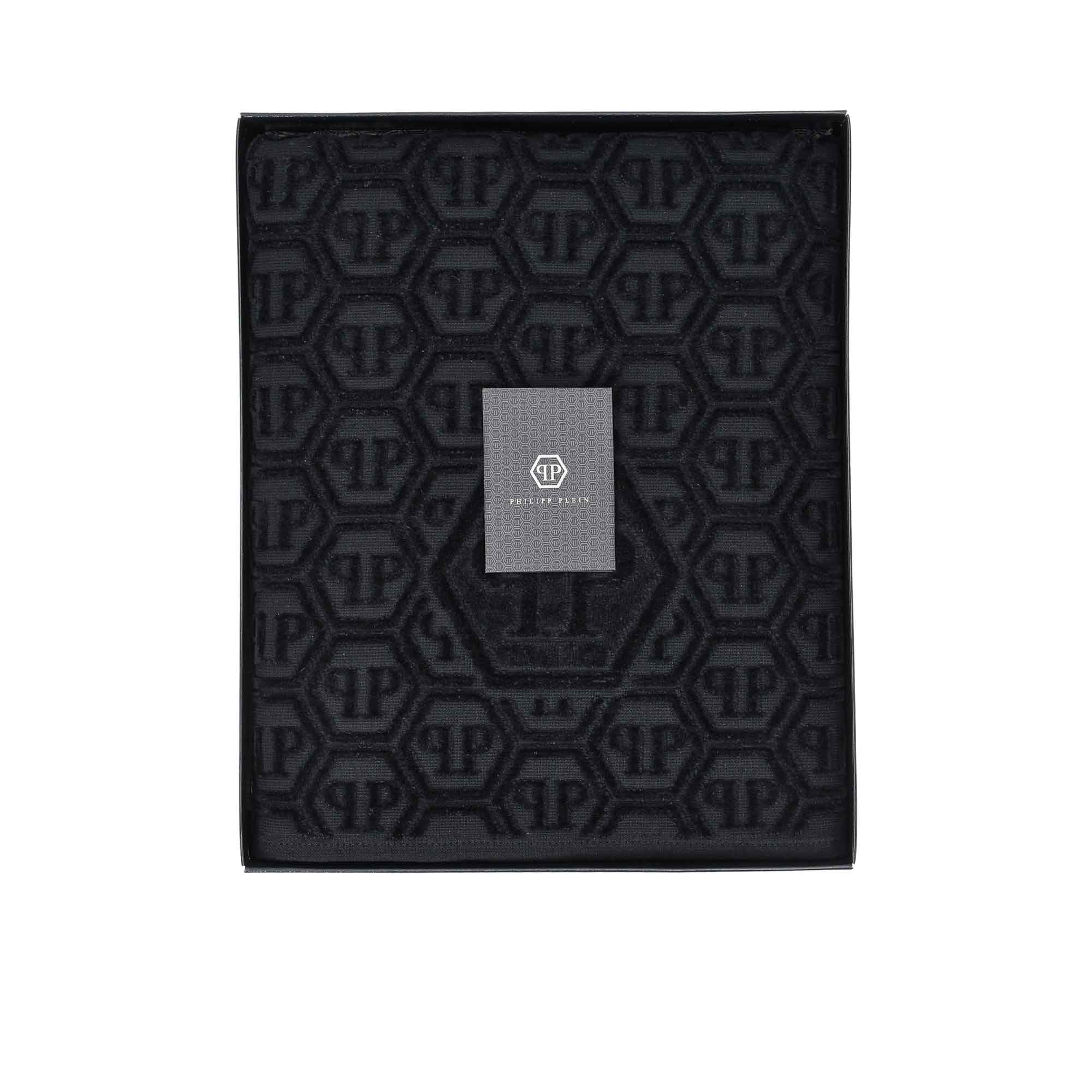 Philipp Plein Hexagon Bath Sheet 012 White 95x150 Cm