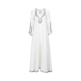 Marwa Ghassan Women's White Kaftan