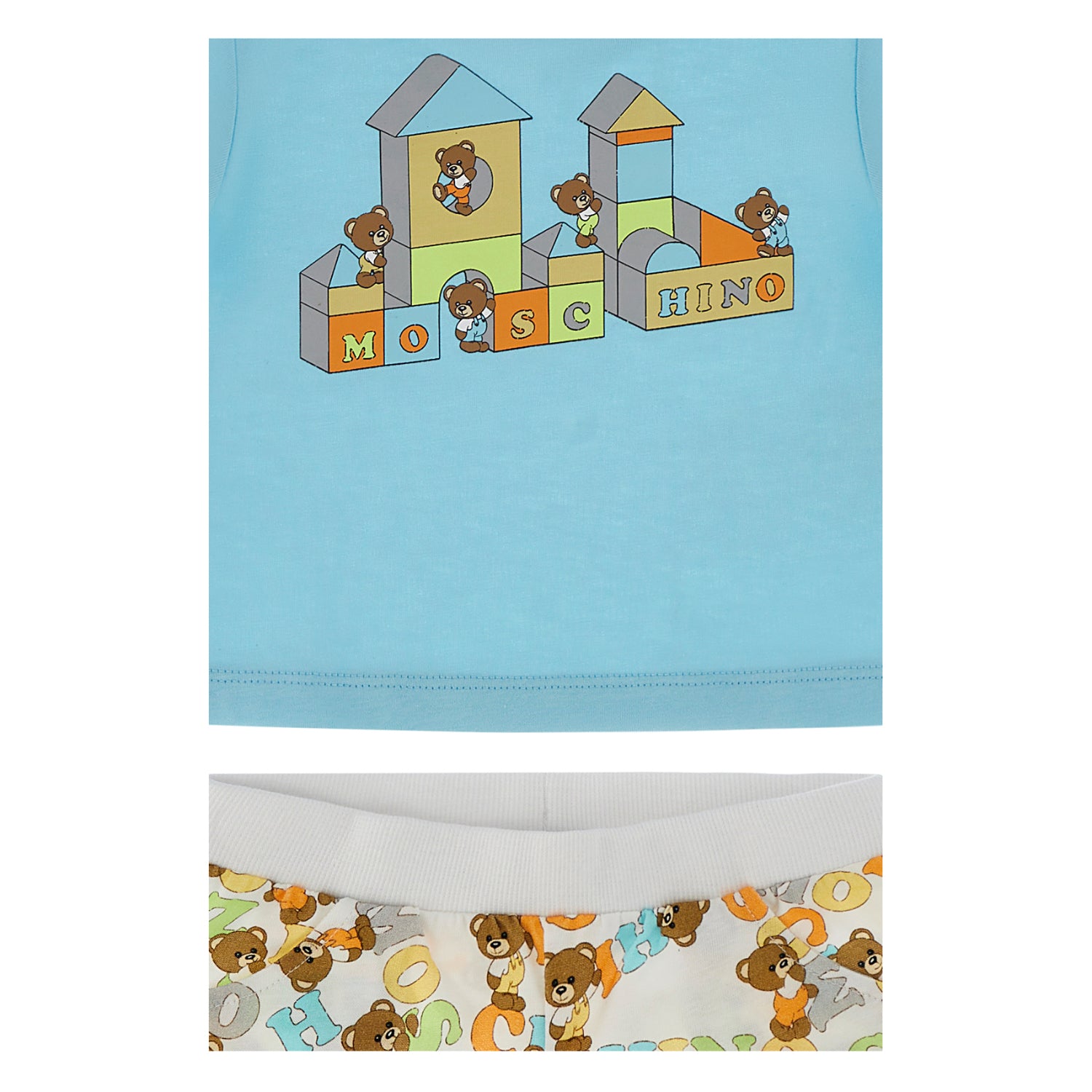 Moschino Kids Baby Boy's Blue Set T-Shirt & Bermuda | Baby | Baby Boy (9M - 36M) | Baby Boy Sets | Baby Collection | Baby Sets | GCC | new-season-2025 | Sets Moschino Kids Baby Boy's Blue Set T-Shirt & Bermuda | Baby | Baby Boy (9M - 36M) | Baby Boy Sets | Baby Collection | Baby Sets | GCC | new-season-2025 | Sets