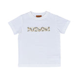 Missoni Kids Girl's White & Beige Set of T-Shit & Trouser