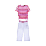 Missoni Kids Girl's Fuchsia Set Top & Trousers White