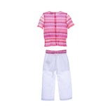 Missoni Kids Girl's Fuchsia Set Top & Trousers White