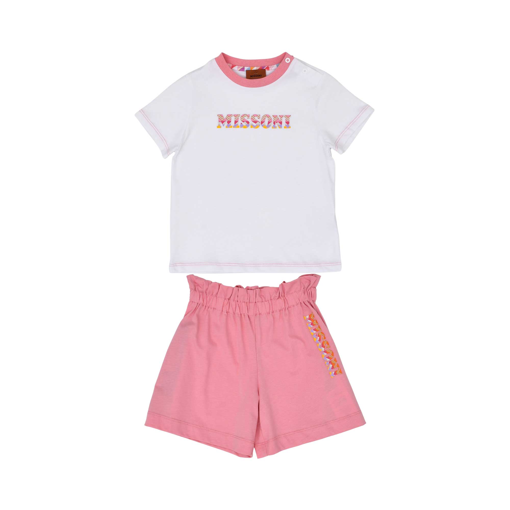 Missoni Kids Girl's White & Pink Set of Top & Short | Baby | Baby Collection | Baby Girl | Baby Girl (9M - 36M) | Baby Girl Sets | Baby Sets | Set | Sets Missoni Kids Girl's White & Pink Set of Top & Short | Baby | Baby Collection | Baby Girl | Baby Girl (9M - 36M) | Baby Girl Sets | Baby Sets | Set | Sets