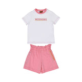 Missoni Kids Girl's White & Pink Set of Top & Short