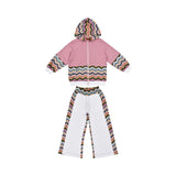 Missoni Kids Girl's  Pink & White Jogging Suit