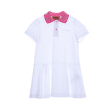 Missoni Kids Girl's Dress White & Fuchsia