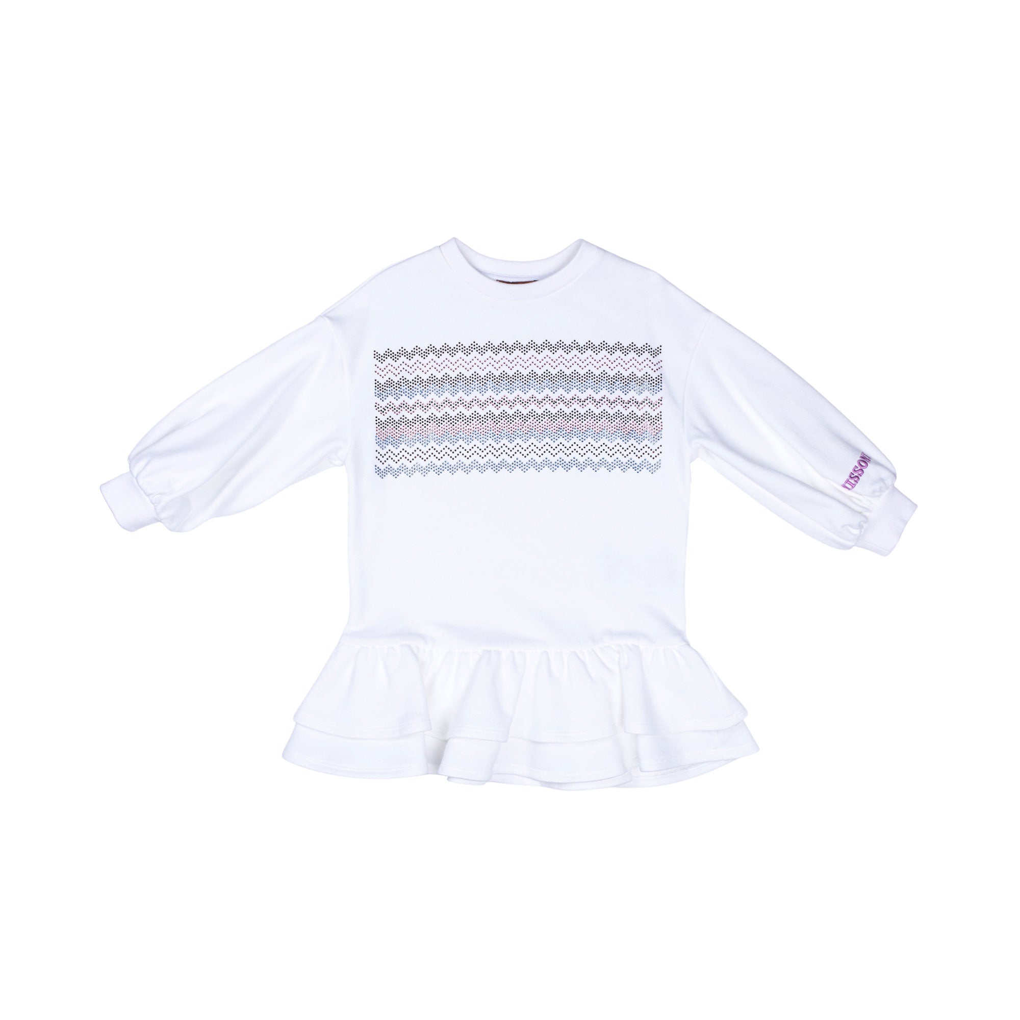 Missoni Kids Girl's White Dress | Kids and Teens | Kids and Teens Dresses | Kids and Teens Girl Dresses | Kids Clothing | Kids Fashion | Kids Girls (3 YRS -16 YRS) | Kids Teen Collection
