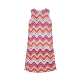 Missoni Kids Girl's Sleeveless Chevron Knit Maxi Dress