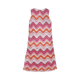 Missoni Kids Girl's Sleeveless Chevron Knit Maxi Dress