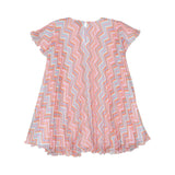 Missoni Kids Girl's Pleated Chevron Knit Dress