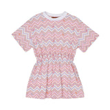 Missoni Kids Girl's Chevron T-Shirt Dress with Elastic Waist
