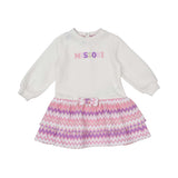 Missoni Kids Baby Girl's Sweatshirt Dress with Chevron Skirt