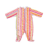 Missoni Kids Newborn Girl's Multicolor Chevron Sleep Suit and Hat Set