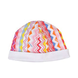 Missoni Kids Newborn Girl's Peplum Chevron Sleep Suit and Hat Set