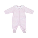 Missoni Kids Newborn Girl's Pink Chevron Sleep Suit and Hat Set
