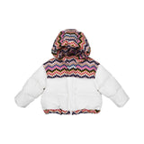 Missoni Kids Girl's Chevron-Panel Puffer Jacket