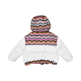 Missoni Kids Girl's Chevron-Panel Puffer Jacket