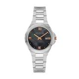 Saint Honore Matignon Women's Black MOP Dial Silver Watch