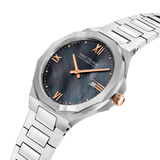 Saint Honore Matignon Women's Black MOP Dial Silver Watch