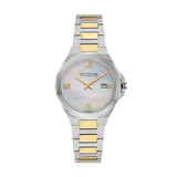 Saint Honore Matignon Women's White MOP Dial Stainless Steel/Gold Bracelet Watch