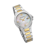 Saint Honore Matignon Women's White MOP Dial Stainless Steel/Gold Bracelet Watch