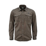 Aeronautica Militare Men's Long-Sleeve Shirt with Multiple Pockets