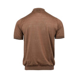 Aeronautica Militare Men's Brown Polo T-shirt