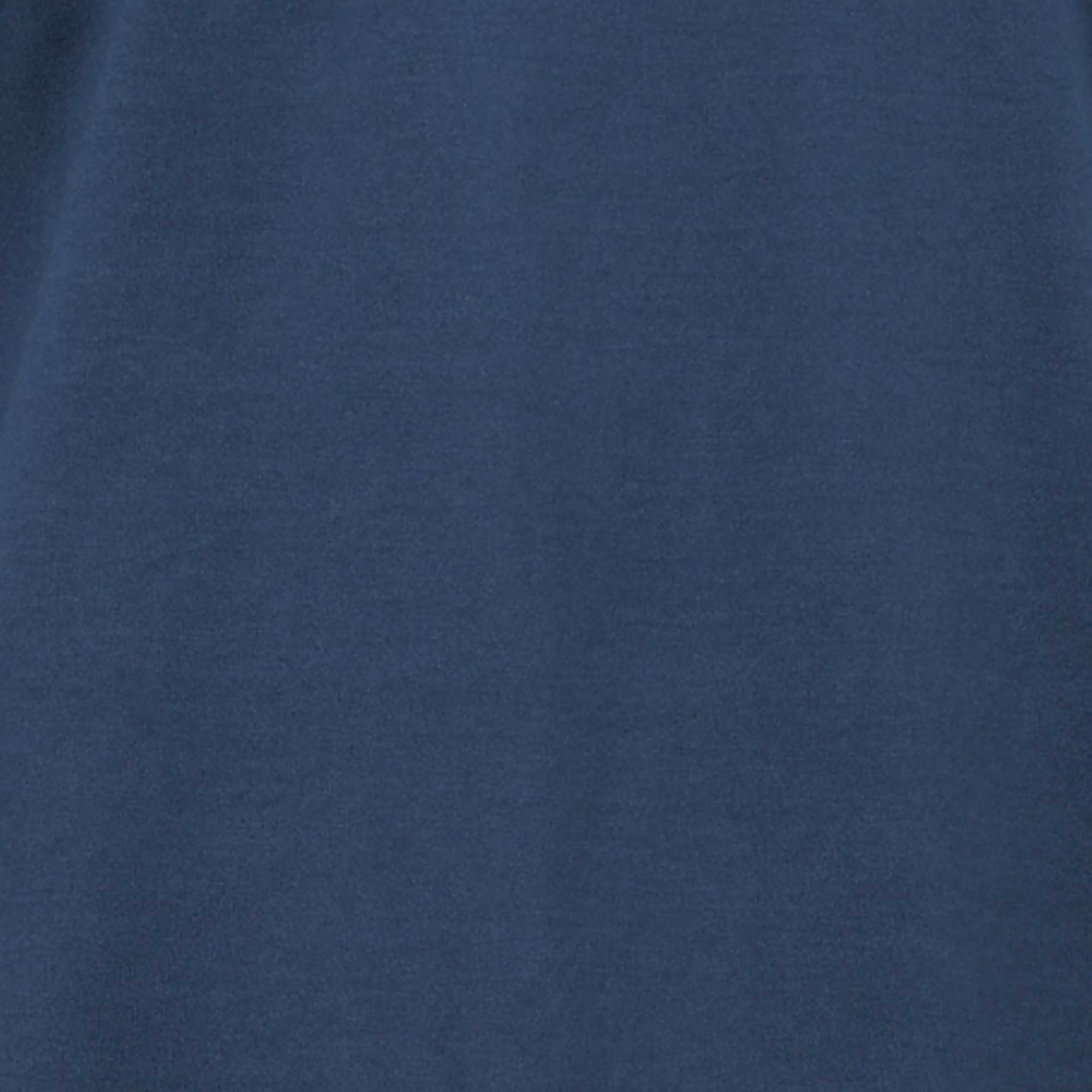 Dark blue polo shirt fabric with a subtle texture.