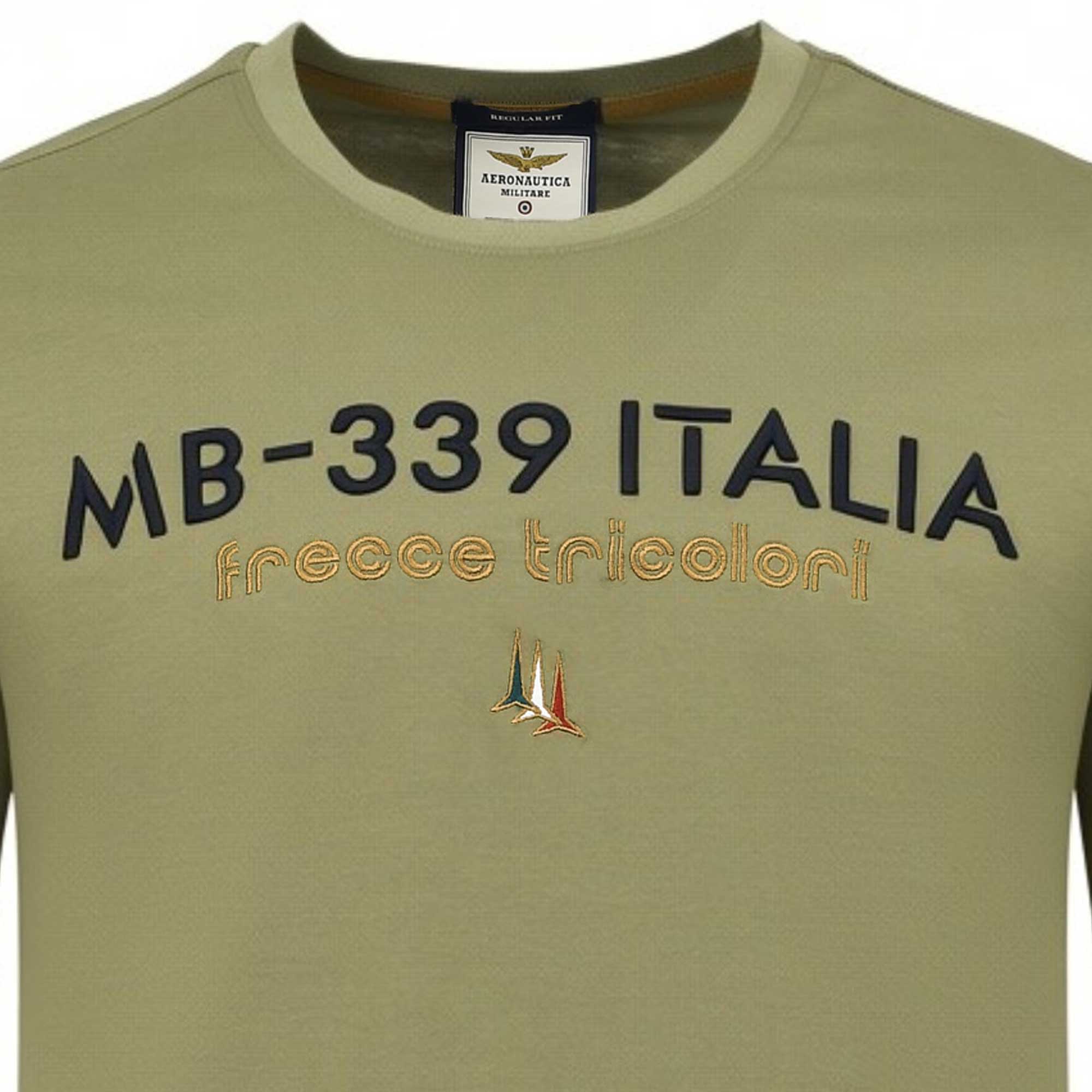 Aeronautica Militare Men's Embroidered V-Neck T-Shirt