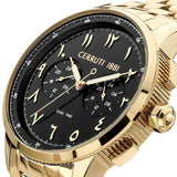 Cerruti 1881 Mucciano Men's Brown Dial Gold Tone Watch