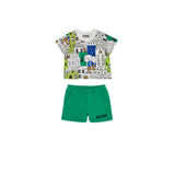 Moschino Kids Baby Boy's Green Set of T-Shirt & Bermuda