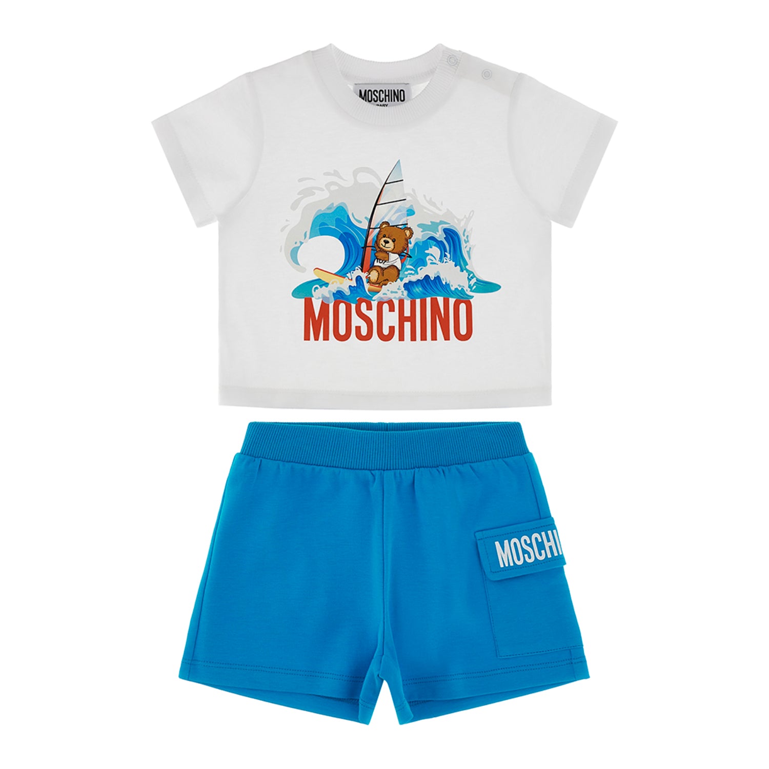 Moschino Kids Baby Boy's Set of Shirt & Bermuda | Baby | Baby Boy (9M - 36M) | Baby Boy Sets | Baby Collection | Baby Sets | GCC | new-season-2025 | Sets Moschino Kids Baby Boy's Set of Shirt & Bermuda | Baby | Baby Boy (9M - 36M) | Baby Boy Sets | Baby Collection | Baby Sets | GCC | new-season-2025 | Sets