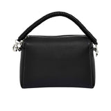 Muni Women's Sculptural Spiral Handle Satchel Hand Bag