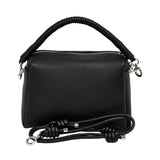 Muni Women's Sculptural Spiral Handle Satchel Hand Bag