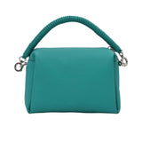 Muni Women's Sculptural Spiral Handle Satchel Hand Bag