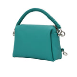 Muni Women's Sculptural Spiral Handle Satchel Hand Bag